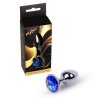MyLove Toys - Jewellery Dark Silver PLUG- Dark Blue